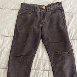 Brown J Crew 484 Corduroy Pants. Size 32x32! Great condition!